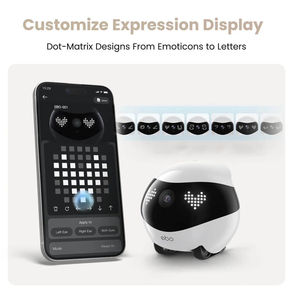 กล้องวงจรปิดหุ่นยนต์ ENABOT EBO AIR 2 สีน้ำเงิน